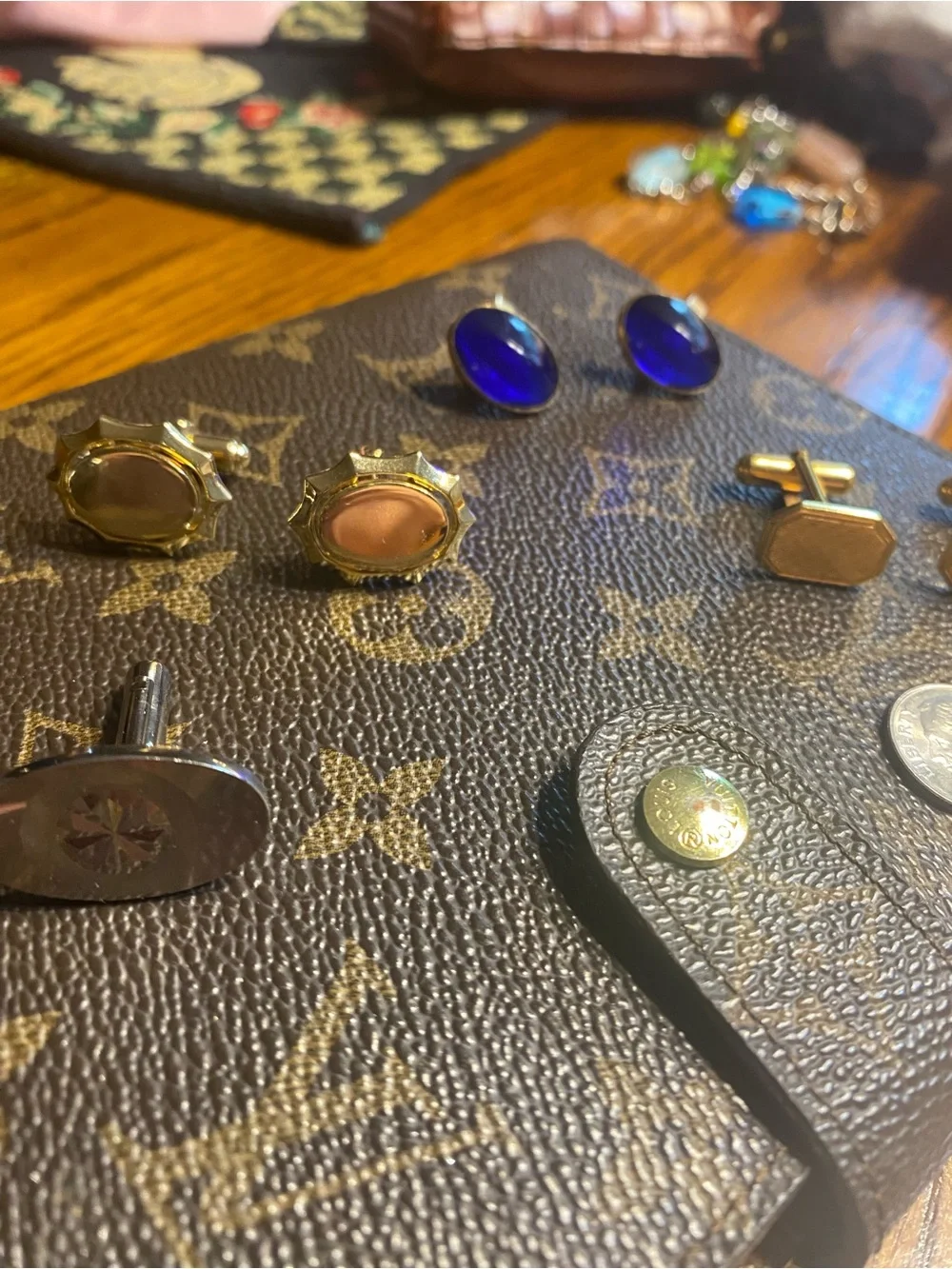 Vintage Mens Cufflinks Lot of 4 Pairs MCM Signed Swank Anson Retro Old Money
